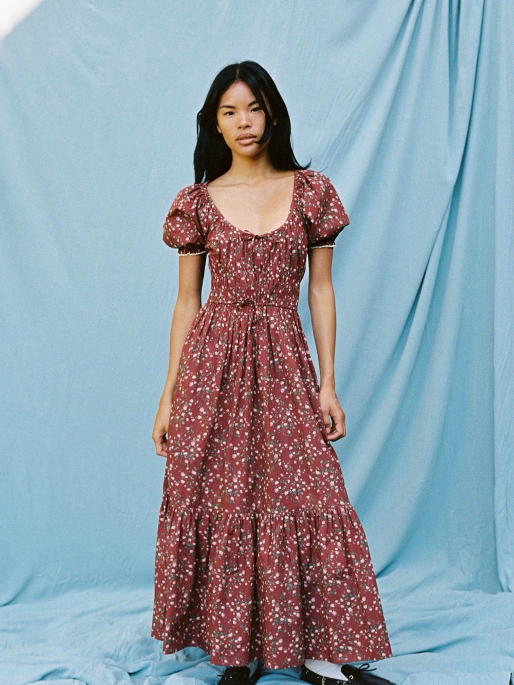 Christy Dawn The Brynne Dress Rouge Rosette Petites